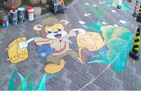 宁德夏季画地面彩绘会遇到的问题