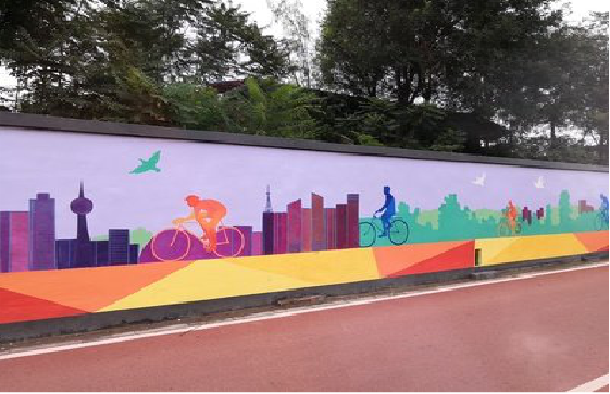 宁德墙体彩绘-围墙