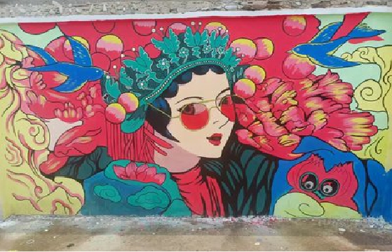 宁德墙体彩绘-网红墙