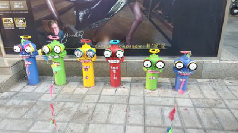 宁德商业区彩绘