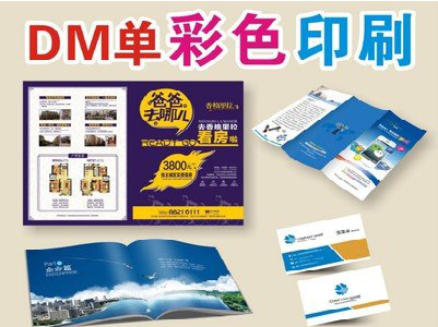 宁德单页印刷，色彩搭配简单。